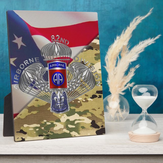 82nd Airborne Division  Plaque (Side)