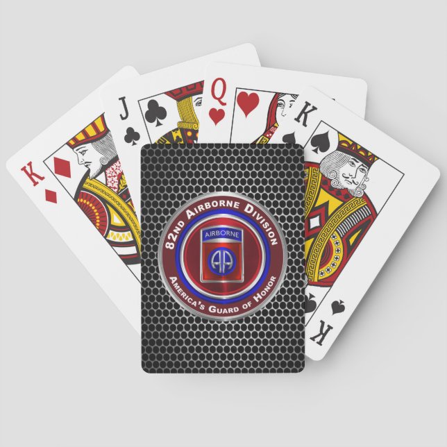 82nd Airborne Division Playing Cards (Back)