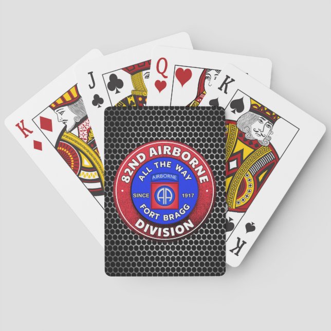 82nd Airborne Division Playing Cards (Back)