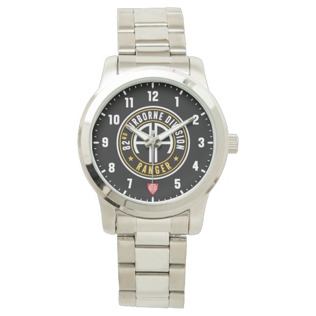 82nd Airborne Division Ranger Stainless Steel Watch (Front)