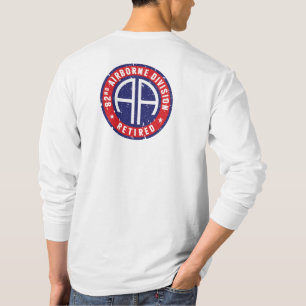 82nd Airborne Division "Retired" Custom Long T-Shirt
