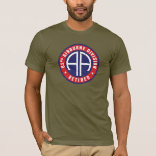 82nd Airborne Division "Retired" Distressed T-Shirt