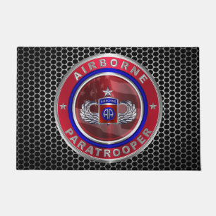 82nd Airborne Division Senior Paratrooper Doormat