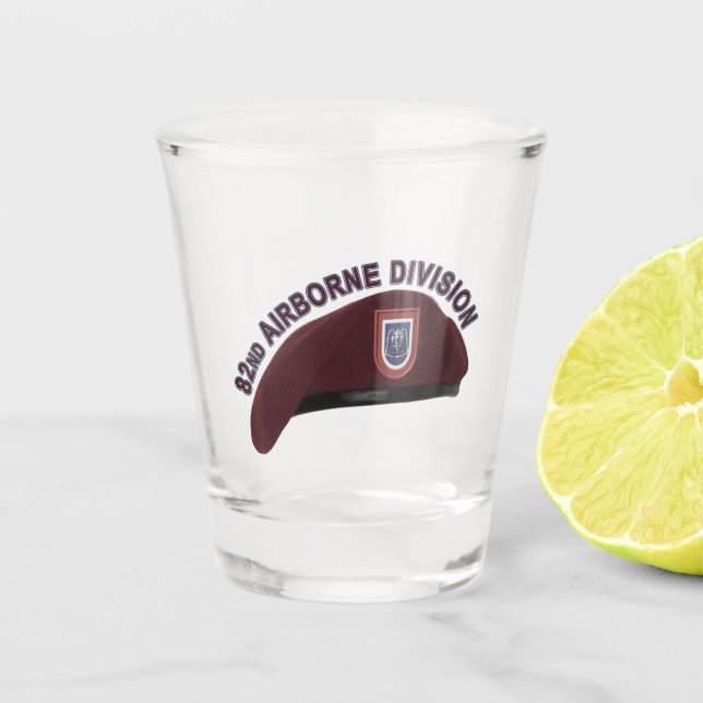 82nd Airborne Division  Shot Glass (Front)