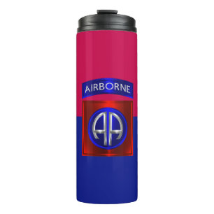 82nd Airborne Division Special Metal Design Thermal Tumbler