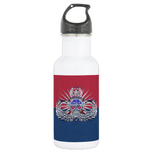 82nd Airborne Division “Spiked Skull” Div Colours 532 Ml Water Bottle
