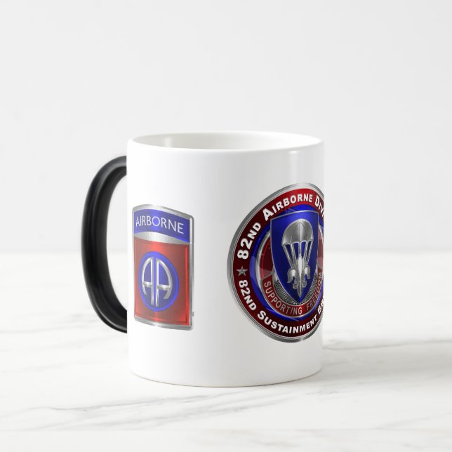 82nd Airborne Division Sustainment Brigade Magic Mug (Front Left)