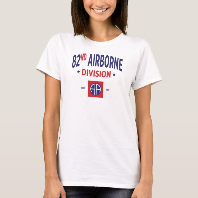 82nd Airborne Division - The All American Women T-Shirt (Front)