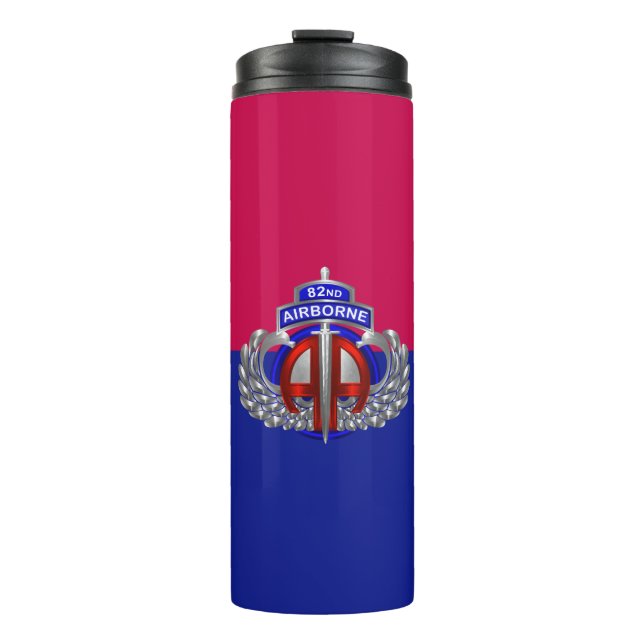 82nd Airborne Division  Thermal Tumbler (Front)