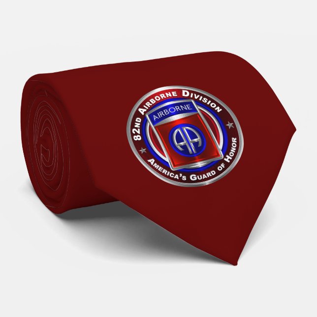 82nd Airborne Division  Tie (Rolled)