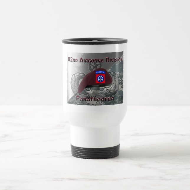 82nd Airborne Division   Travel Mug (Center)