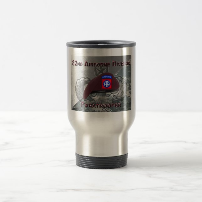 82nd Airborne Division  Travel Mug (Center)