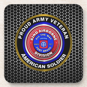 82nd Airborne Division Veteran Coaster