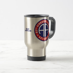 82nd Airborne Division "Veteran" Custom Travel Mug