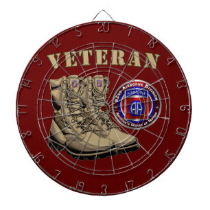 82nd Airborne Division Veteran Dartboard