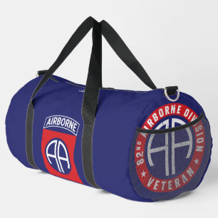 82nd Airborne Division "Veteran" Personalized Duffle Bag