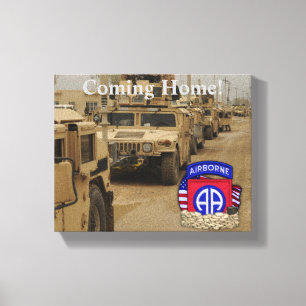 82nd airborne division veterans vets gulf war canvas print