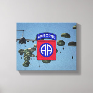 82nd airborne division veterans wrapped canvas