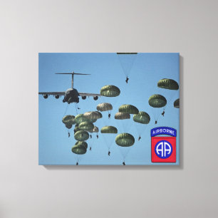82nd airborne division veterans wrapped canvas