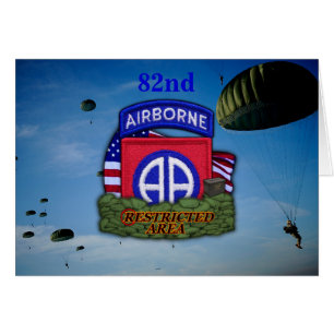 82nd airborne division war veterans vets Card