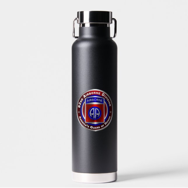 82nd Airborne Division  Water Bottle (Front)