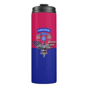 82nd Airborne Division Winged Veteran Thermal Tumbler