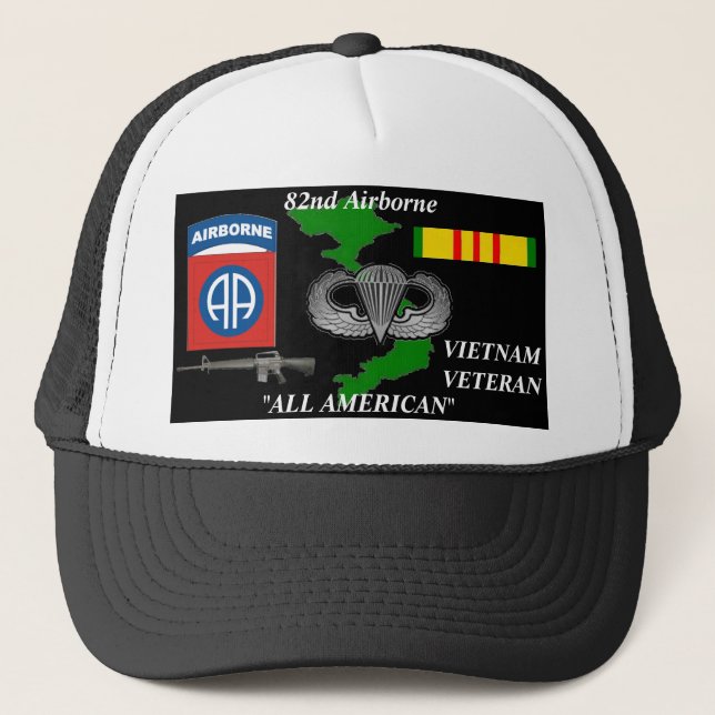 82ND Airborne Divison "All American" Ball Caps (Front)