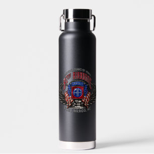82nd Airborne Fort Bragg Black 22 oz Bottle