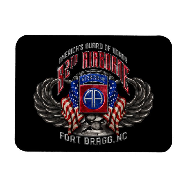 82nd Airborne Fort Bragg Magnet (Horizontal)