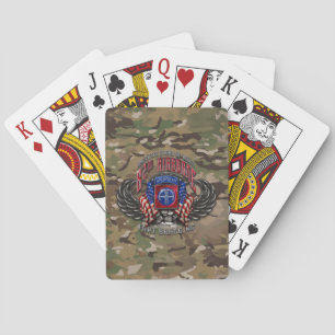 82nd Airborne Fort Bragg OCP Camo Playing Cards