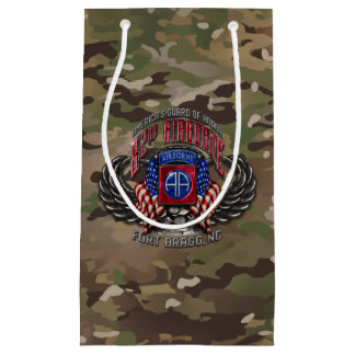 82nd Airborne Ft. Bragg Camo Small Gift Bag
