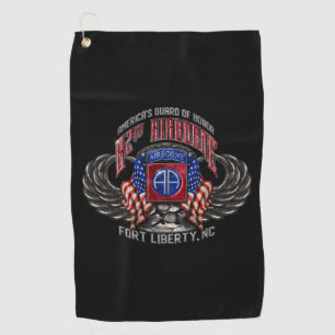 82nd Airborne Golf Towel