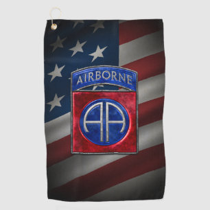 82nd Airborne Golf Towel