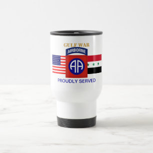 82ND AIRBORNE GULF WAR TRAVEL MUG