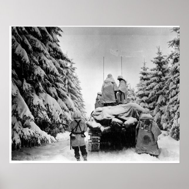 82nd Airborne in Belgium Poster (Front)