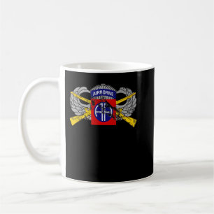 82nd Airborne Infantry Rifles and Parachutist Wing Coffee Mug