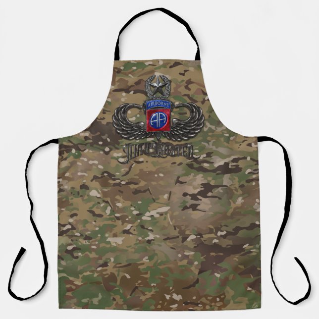 82nd Airborne Jumpmaster Camo Apron (Front)