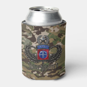 82nd Airborne Jumpmaster Camo Can Cooler