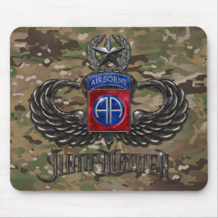 82nd Airborne Jumpmaster Camo Mousepad