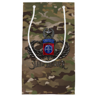 82nd Airborne Jumpmaster Camo Small Gift Bag