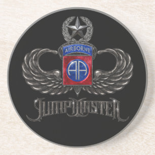 82nd Airborne Jumpmaster Coaster