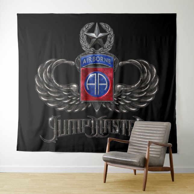 82nd Airborne Jumpmaster Tapestry (In Situ (Horizontal))