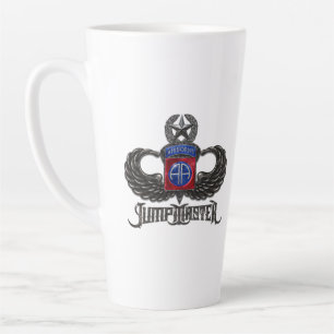 82nd Airborne Jumpmaster White Latte Mug