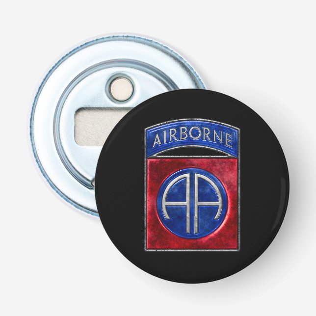 82nd Airborne Magnetic Bottle Opener (Front)