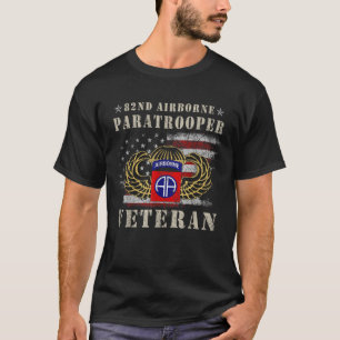 82nd Airborne Paratrooper Veteran T shirt