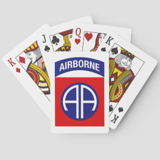 82nd airborne Playing cards