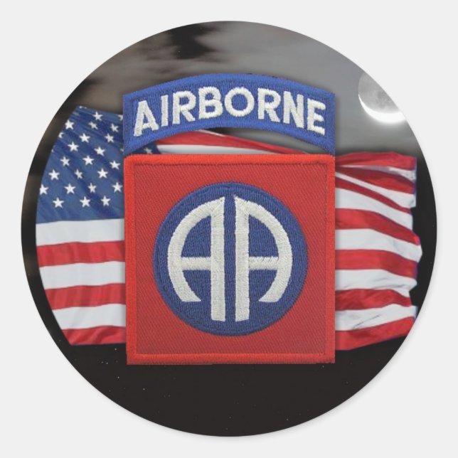 82nd airborne scrapbooking veterans iraq  Sticker (Front)