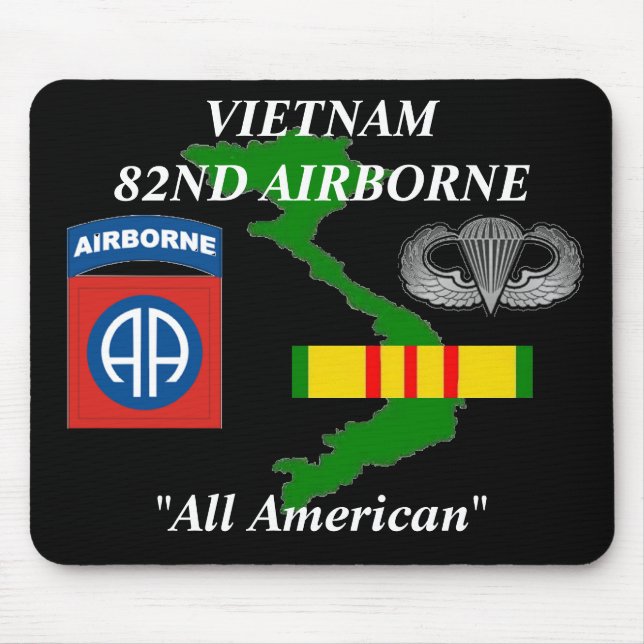 82nd Airborne Vietnam Mousepad 2/b (Front)
