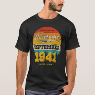 82nd Birthday In SEPTEMBER 2023  Awesome Since 194 T-Shirt