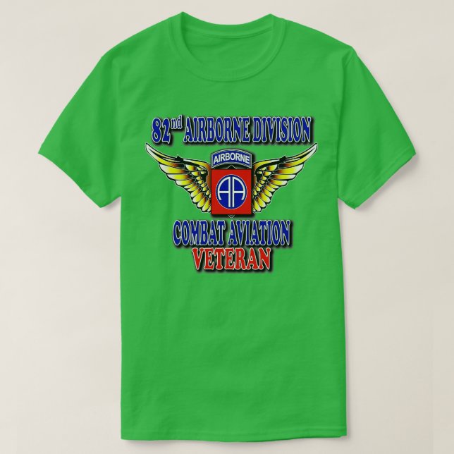 82nd Combat Aviation Veteran T-Shirt (Design Front)